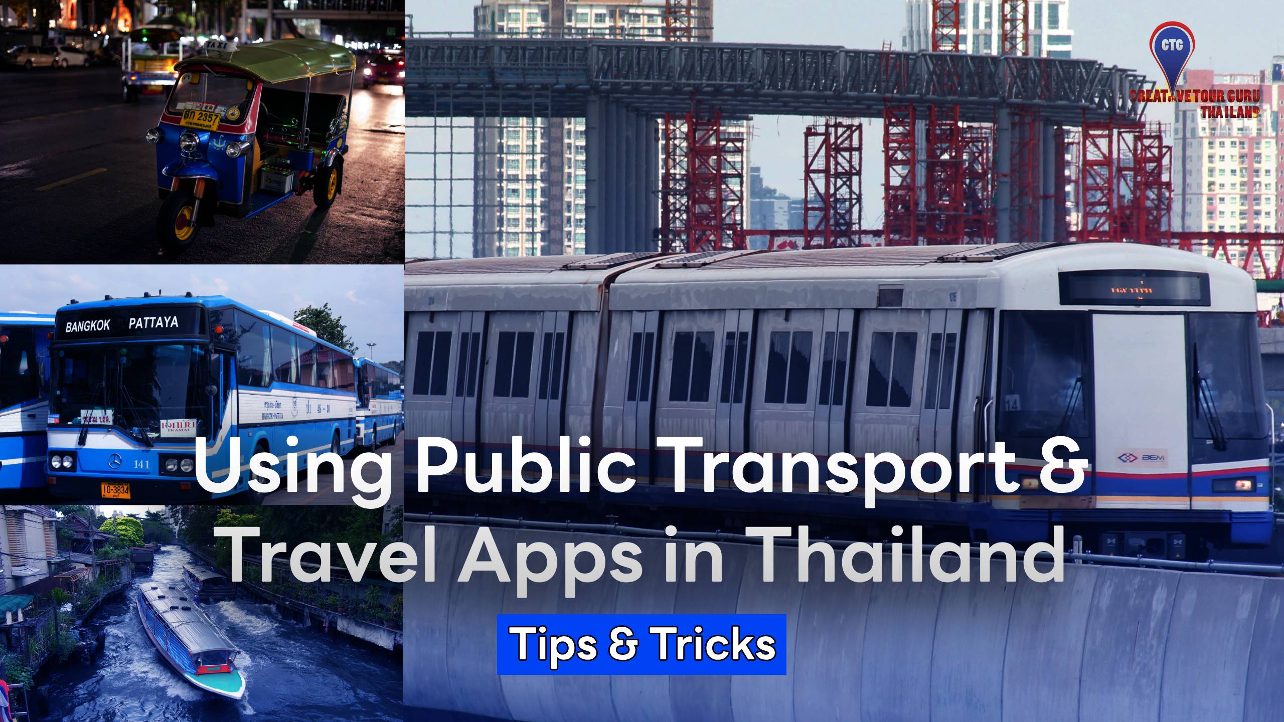 Using Public Transport & Travel Apps in Thailand